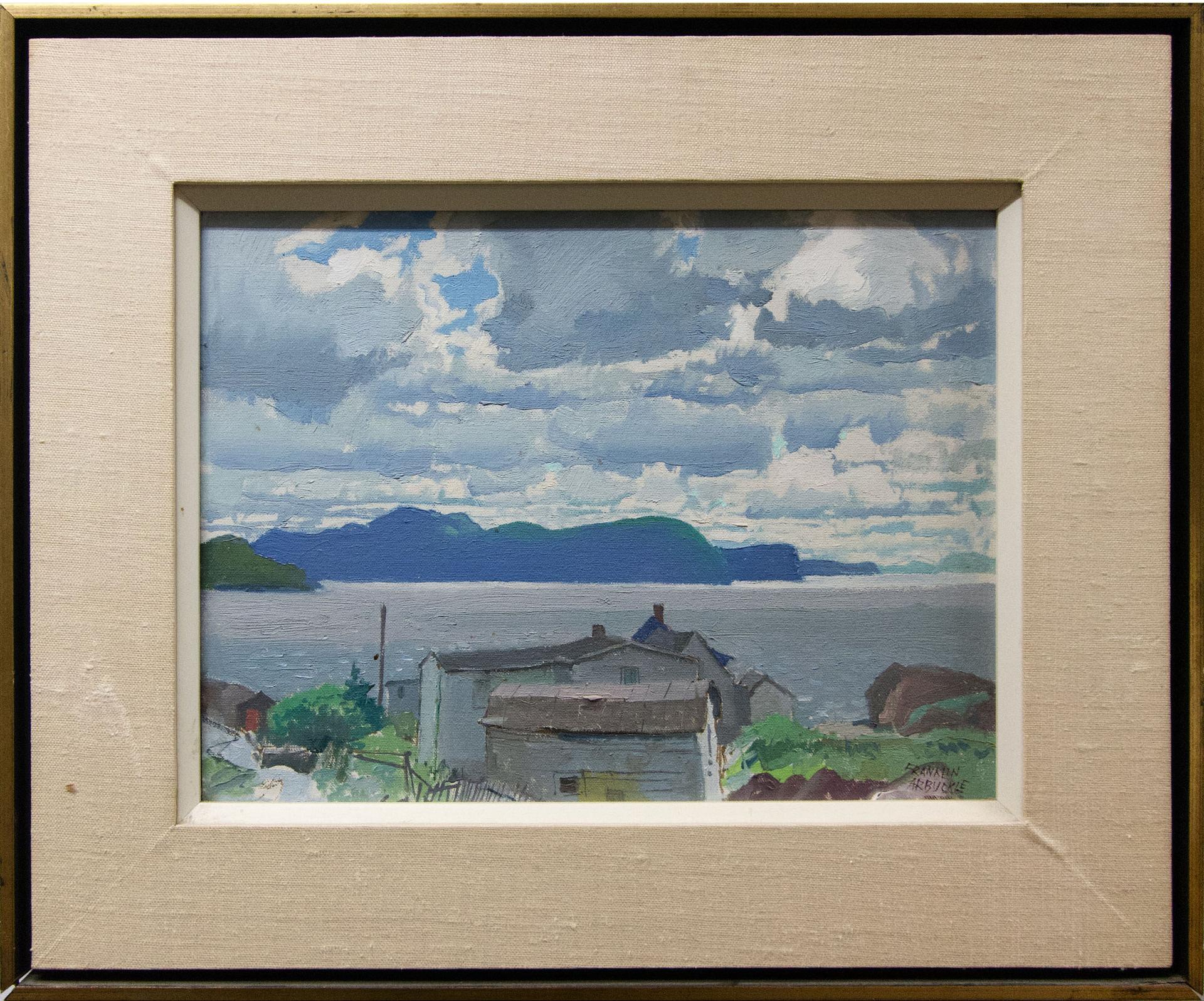 George Franklin Arbuckle (1909-2001) - Open Hall (Tickle) Nfld.