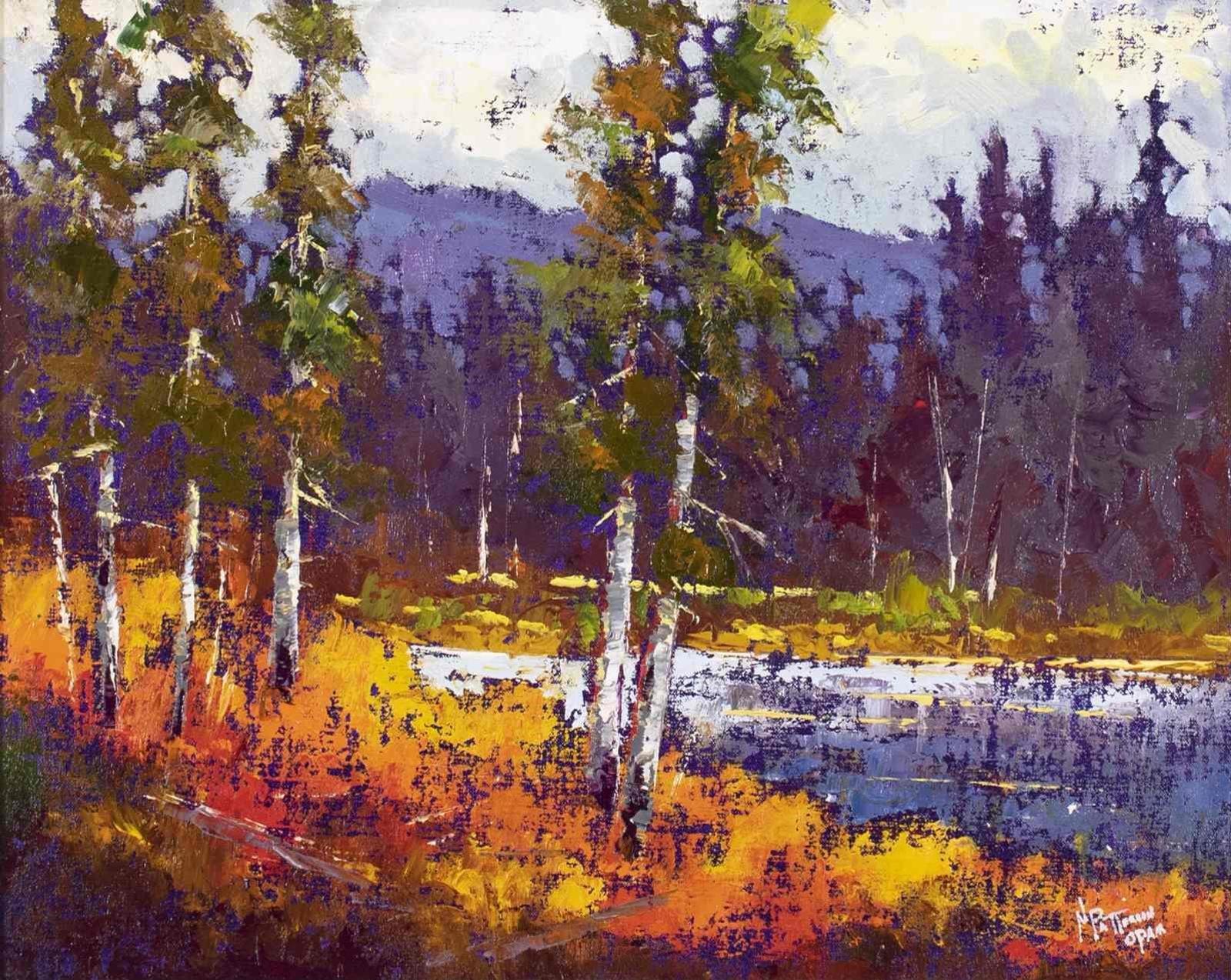 Neil Patterson (1947) - Tranquil Pond