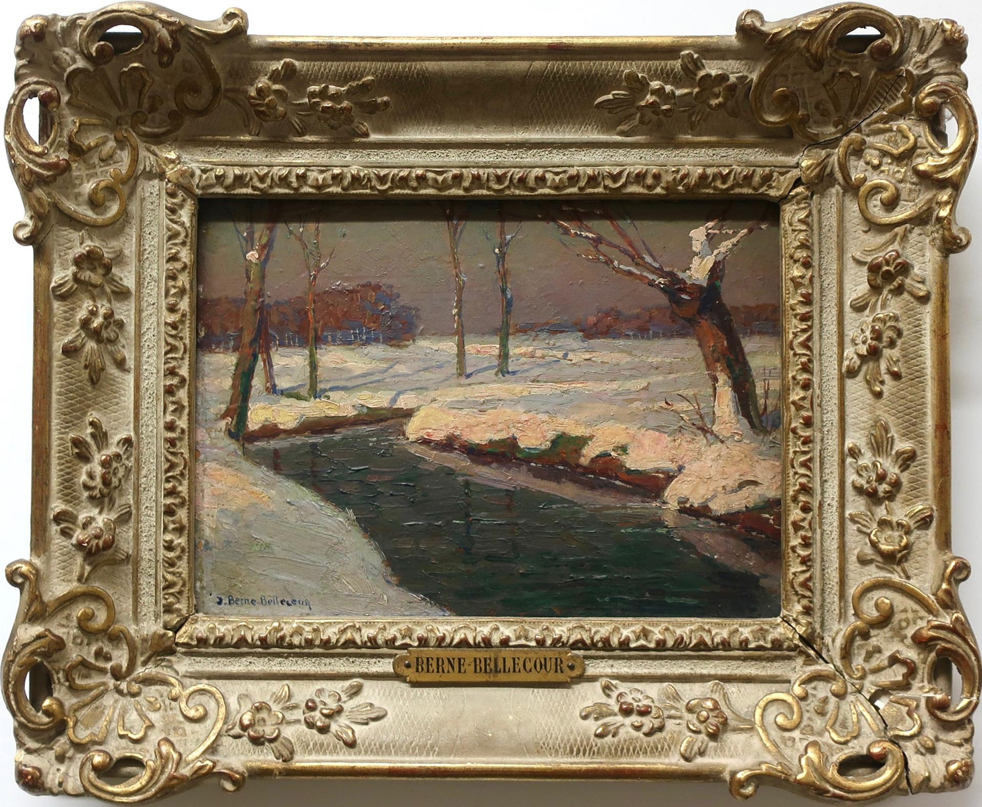 Jean-Jacques Berne-Bellecour - Untitled (Sunlit Winter Stream)