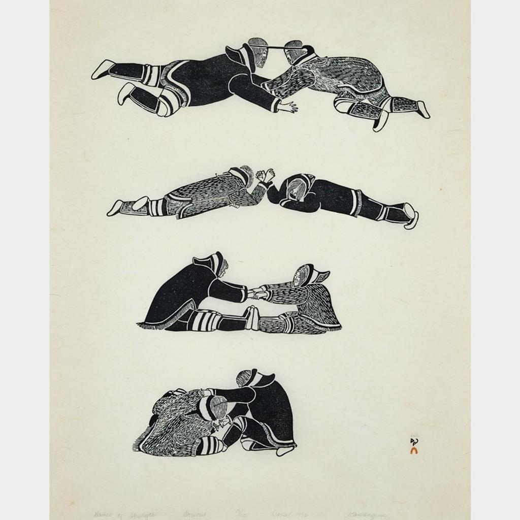 Kananginak Pootoogook (1935-2010) - Games Of Strength