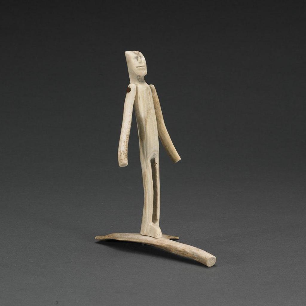 Luke and William Kanak Iksiktaaryuk (1909-1977) - Standing Figure With Articulated Arms