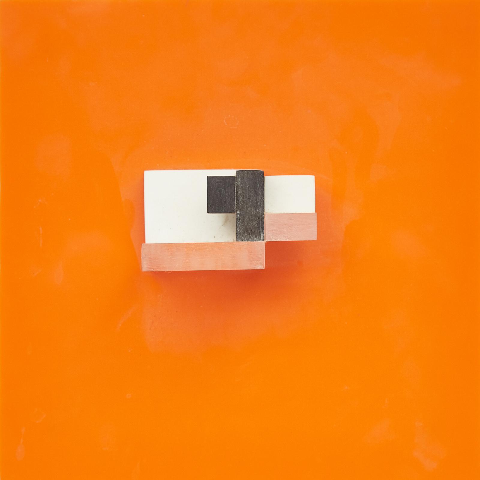 Mary Martin (1907-1969) - Perspex Group On Orange, 1967