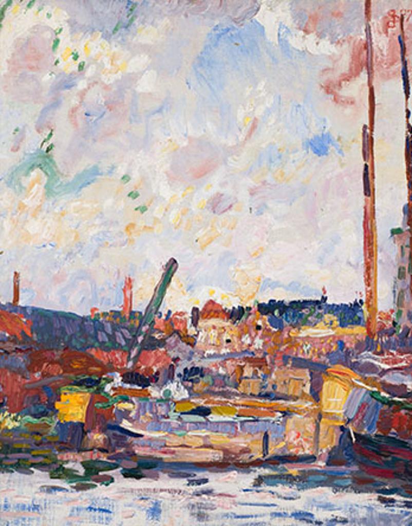 Jan Sluijters Sr. (1881-1957) - Cityscape on the Edge of Amsterdam