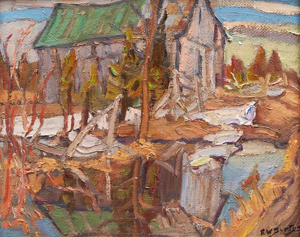 Ralph Wallace Burton (1905-1983) - Old Barn, Lanark County, Ont.