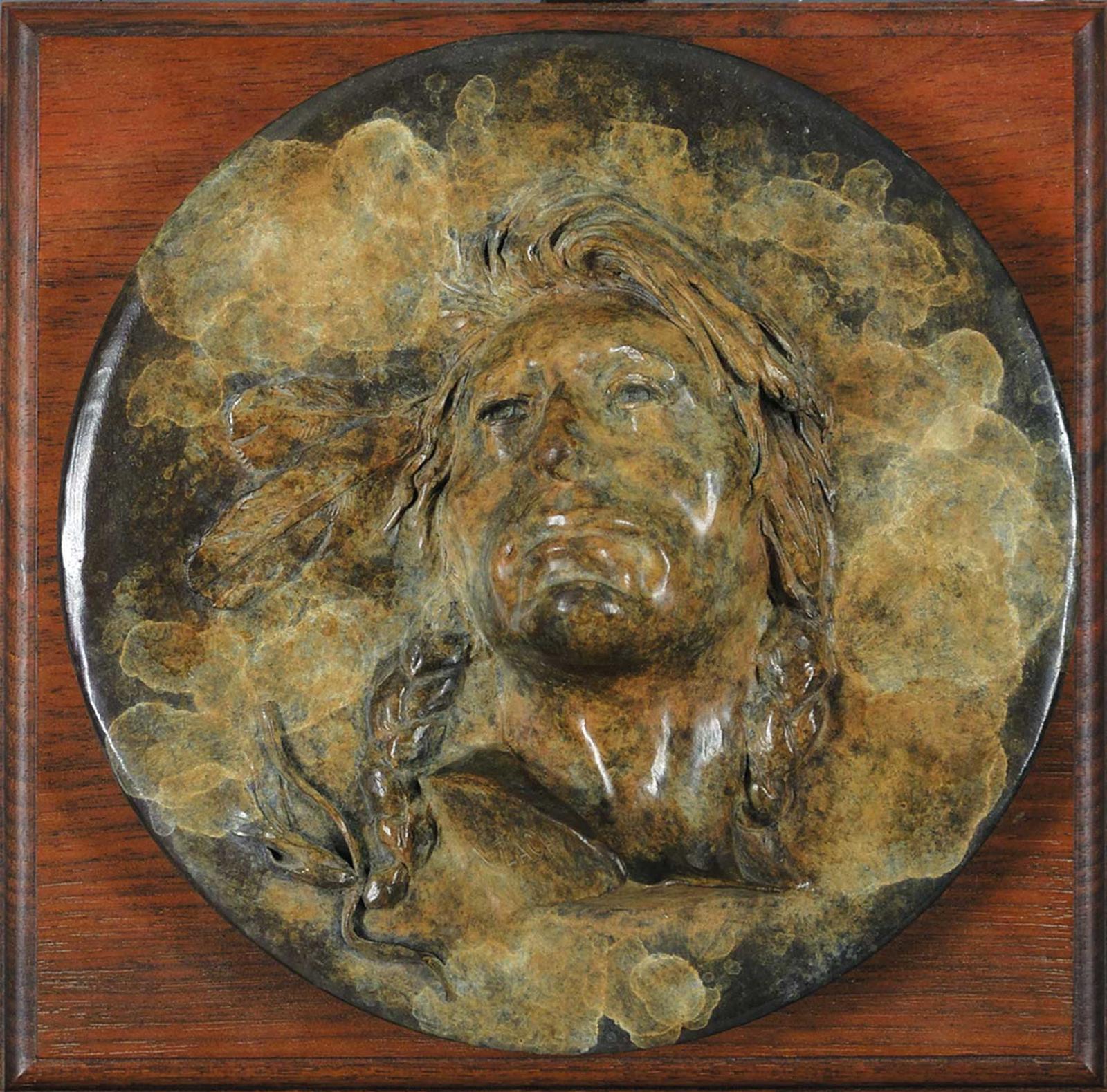 Vilem Zach (1946) - Untitled - Indian Plaque  #13/50