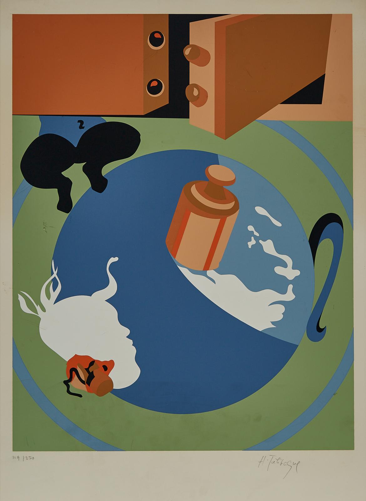 Hervé Télémaque (1937) - Les Plaisirs De La Ressemblance, 1972