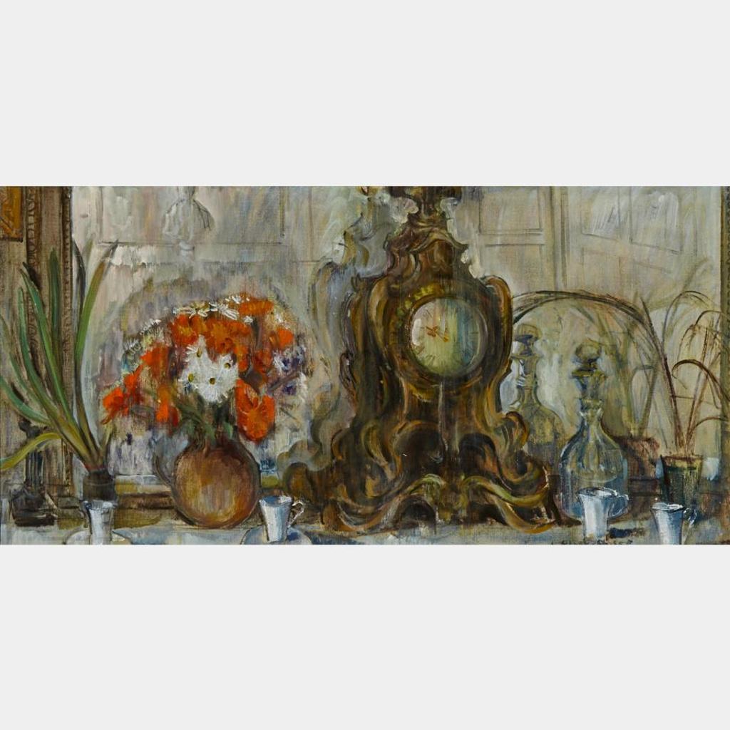 Joseph (Joe) Francis Plaskett (1918-2014) - The White Cups On The Mantlepiece