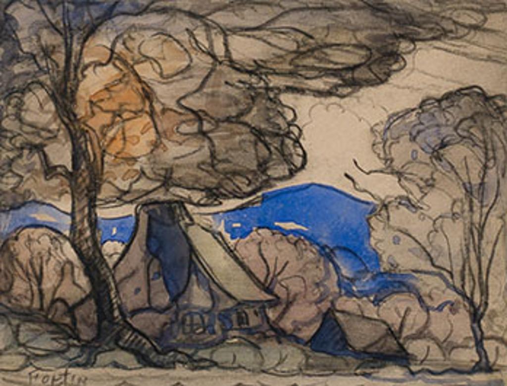 Marc-Aurèle Fortin (1888-1970) - Vieille Maison Sainte-Rose