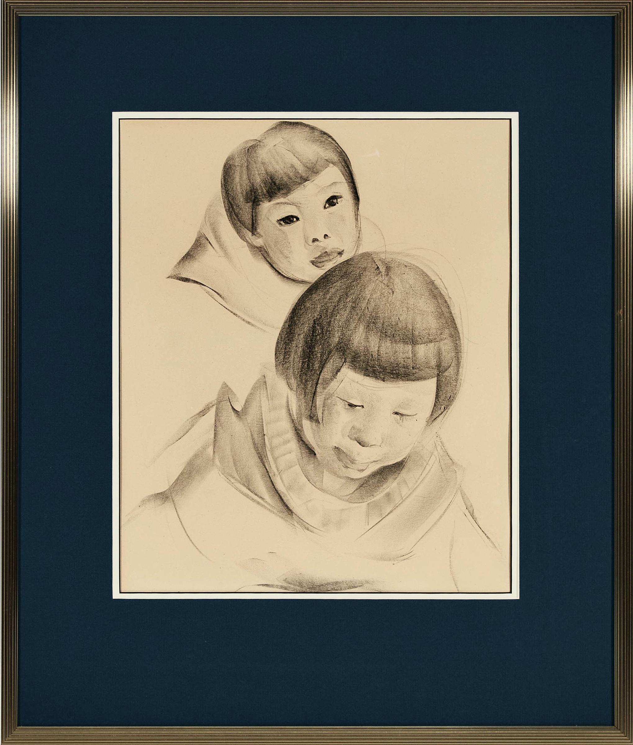 Kathleen Frances Daly (1898-1994) - Untitled (Inuit Children)