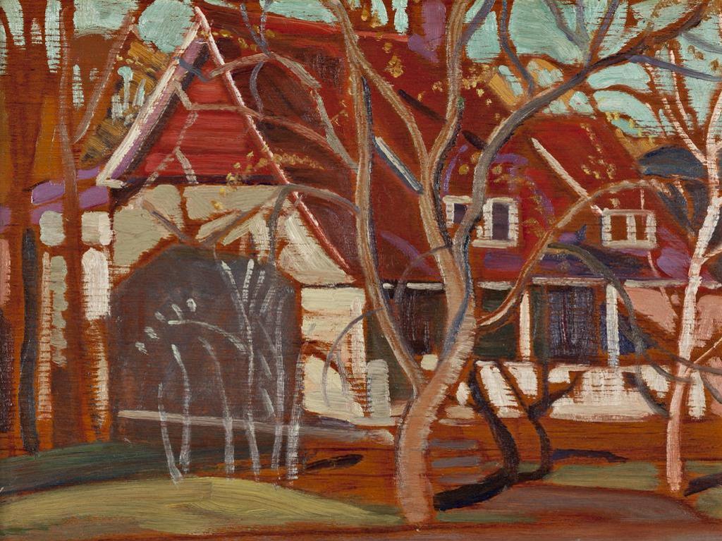 Anne (Annie) Douglas Savage (1896-1971) - The Red House; Portrait of Bobbie