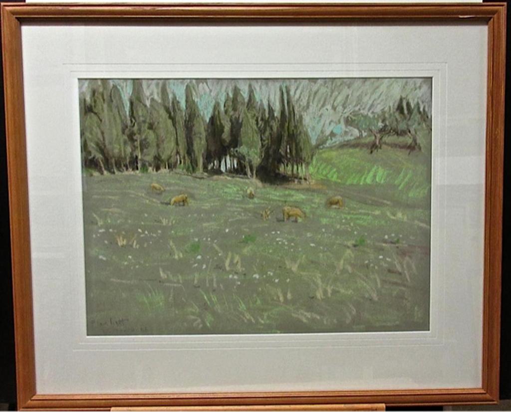 Joseph (Joe) Francis Plaskett (1918-2014) - Grazing Sheep