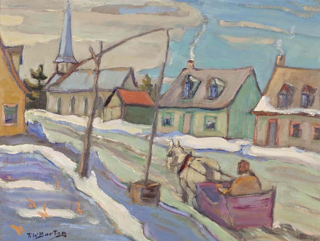 Ralph Wallace Burton (1905-1983) - Heading to Mass
