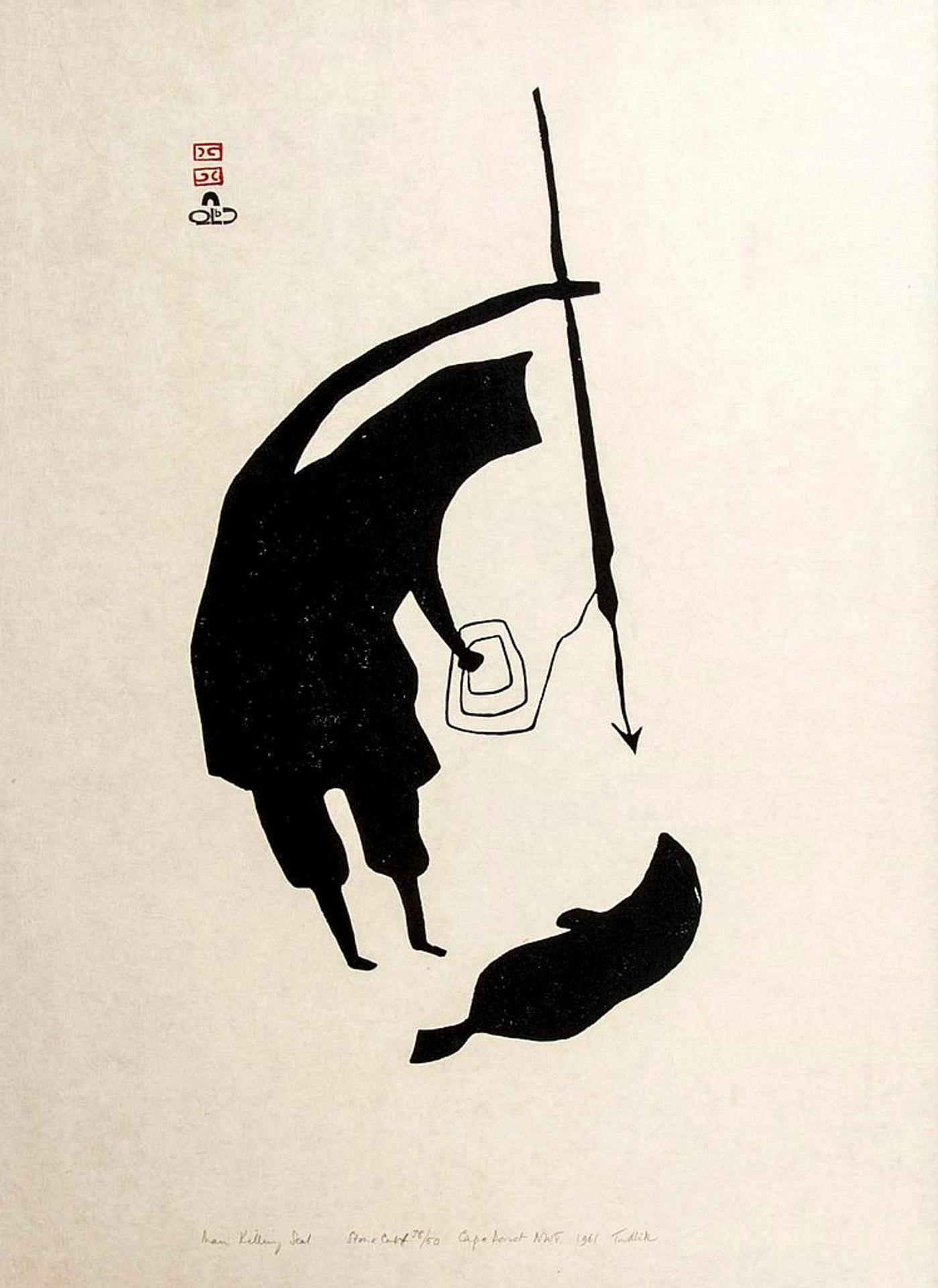 Tudlik (1890-1966) - Man Killing Seal