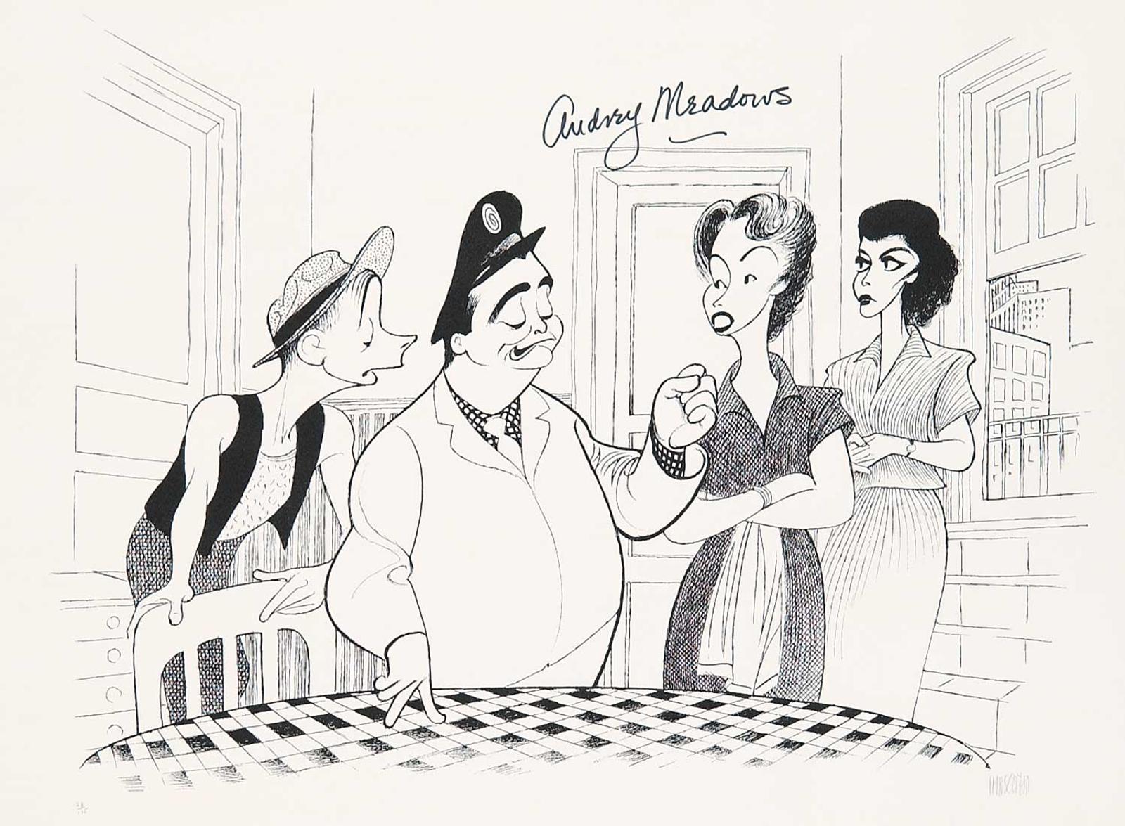 Al Hirschfeld (1903-2003) - Untitled - Jackie Gleason  #28/175