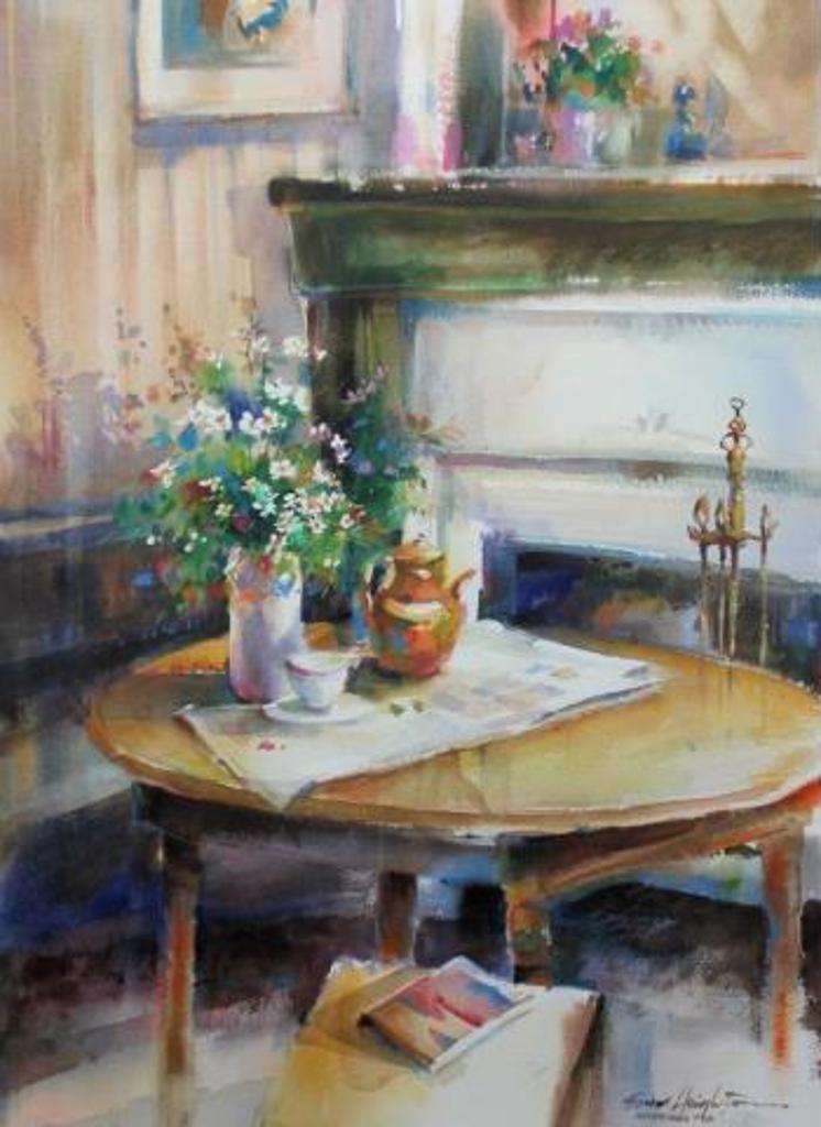 Brent Heighton (1954) - Vase of Rose