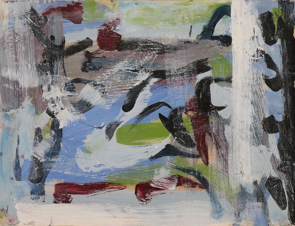 Jean-Paul Riopelle (1923-2002) - Untitled Composition; 1958