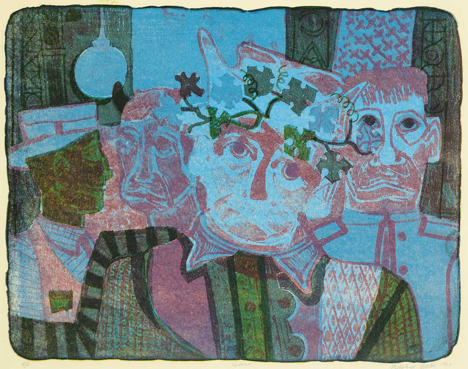 Maxwell Bennett Bates (1906-1980) - Tavern  #4/6