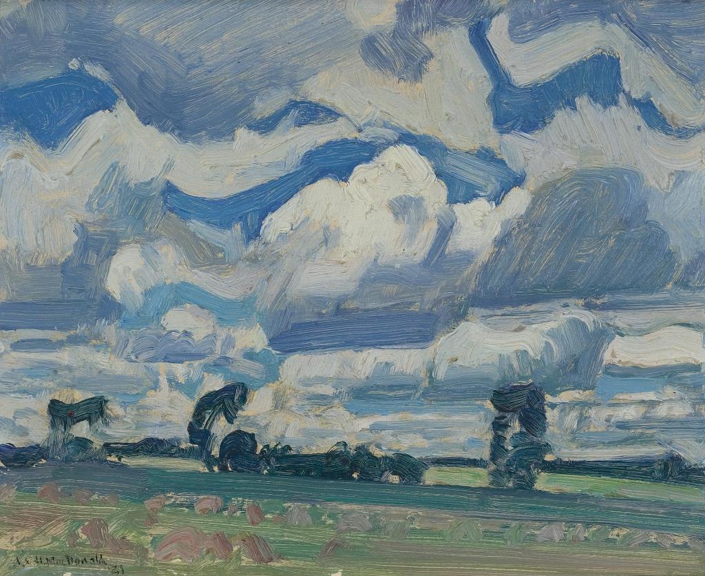 James Edward Hervey (J.E.H.) MacDonald (1873-1932) - Fields And Sky