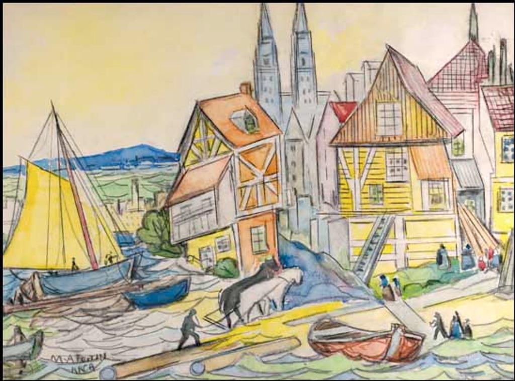 Marc-Aurèle Fortin (1888-1970) - Port Flamand