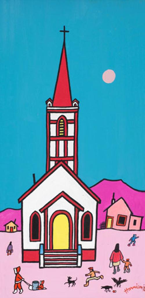 Ted Harrison (1926-2015) - The Lone Church