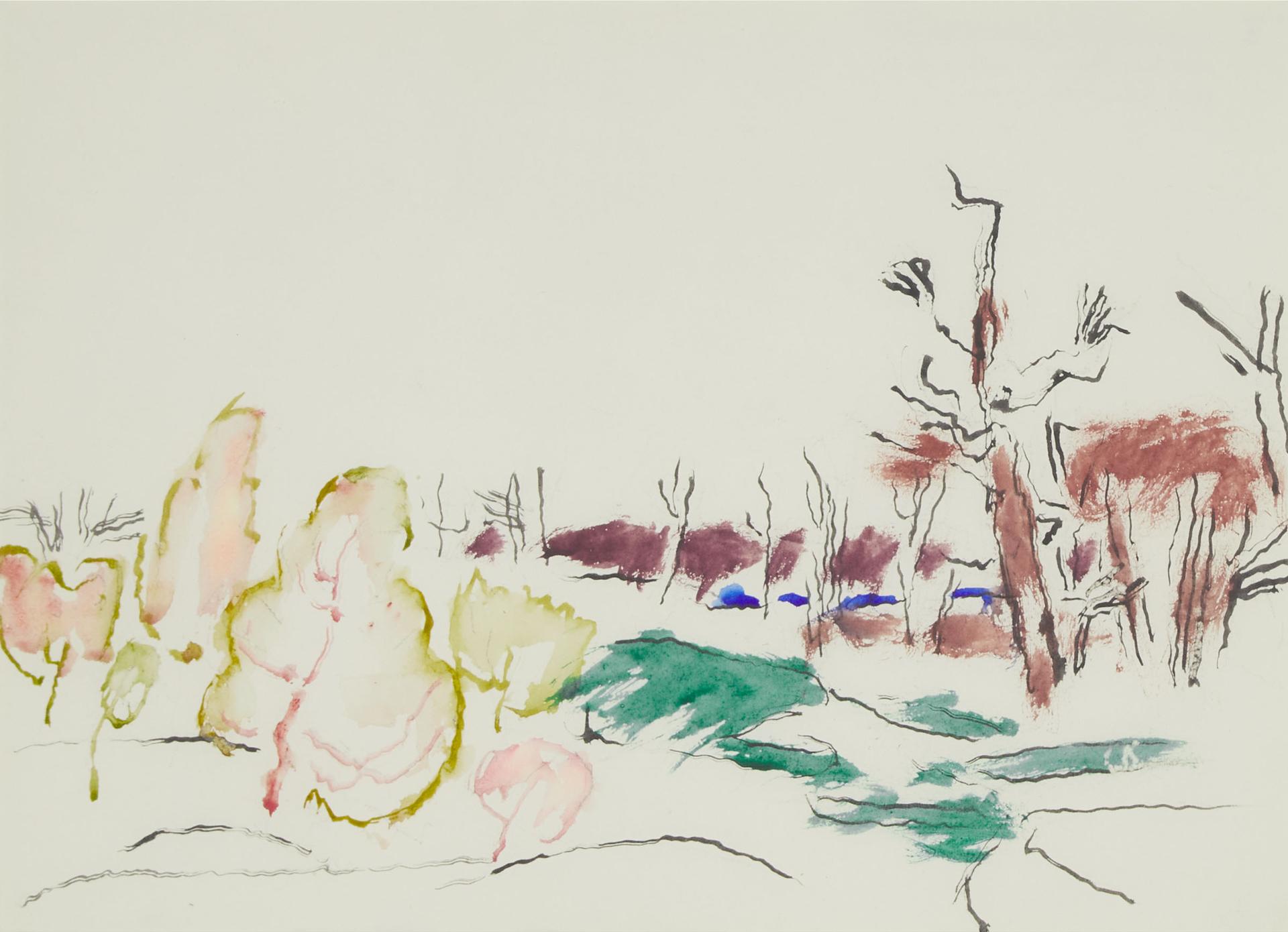 David Browne Milne (1882-1953) - Spring Trees I, 1938