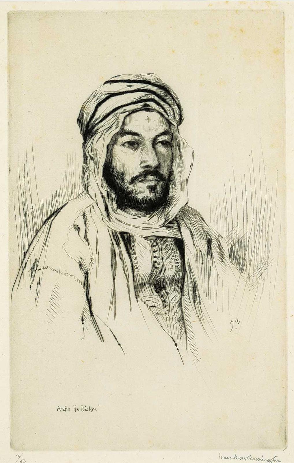 Franklin Milton Armington (1876-1941) - Arabe de Biskra  #10/50