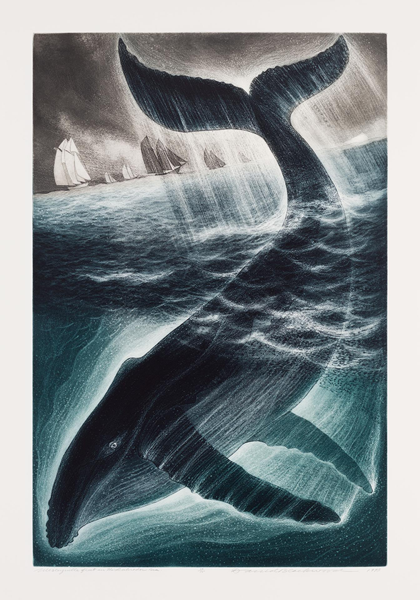 David Lloyd Blackwood (1941-2022) - Wesleyville Fleet in the Labrador Sea