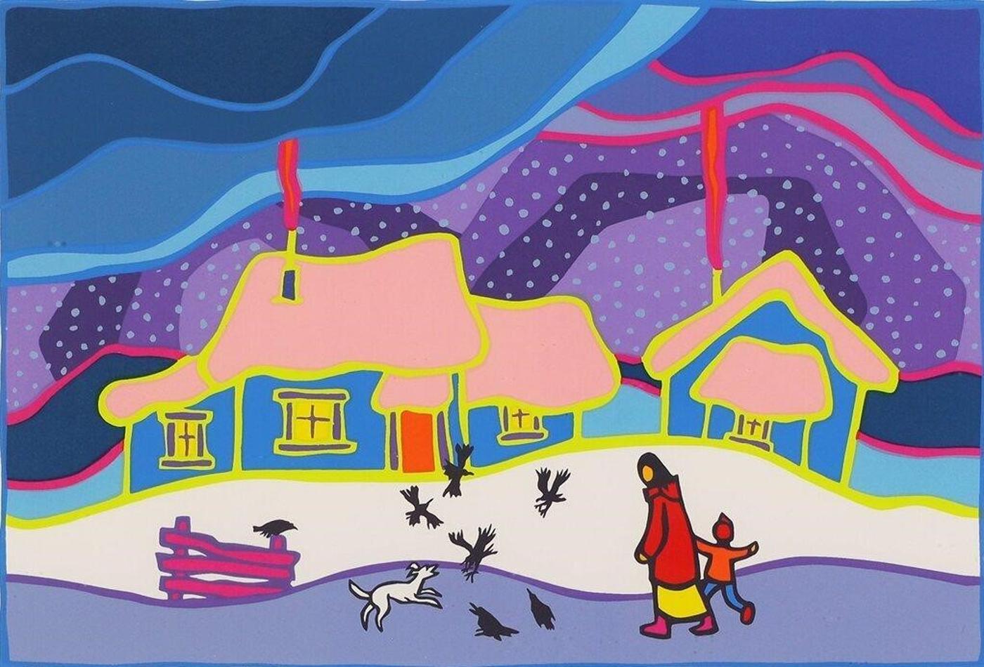 Ted Harrison (1926-2015) - RAVENS; 1983