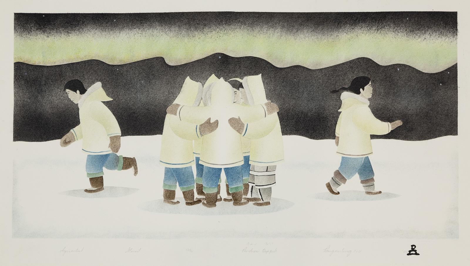 Andrew Karpik Qappik (1964) - Two Works, Iyirartut; Sleeping Bear