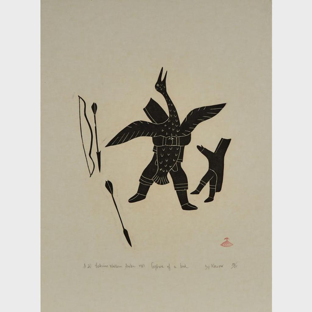 Helen Mabel Nigiyok Kalvak (1901-1984) - Capture Of A Bird
