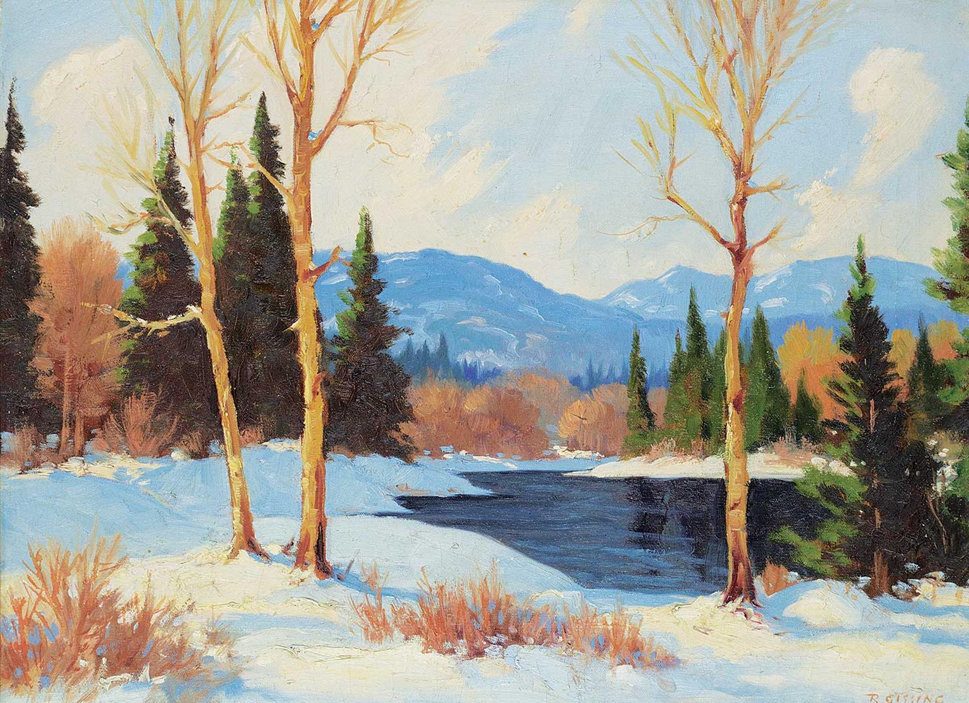 Roland Gissing (1895-1967) - Winter Sunlight