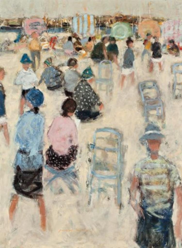 Jacques Bartoli (1920-1997) - The Beach at Toulon