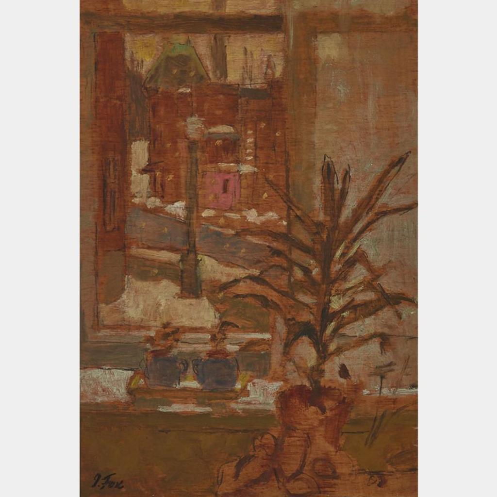 John Richard Fox (1927-2008) - Interior With Plant