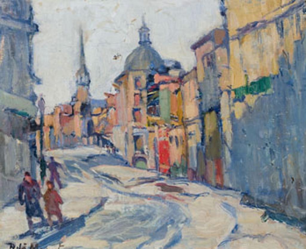 Rita Mount (1888-1967) - Near Bonsecours Church, Montreal