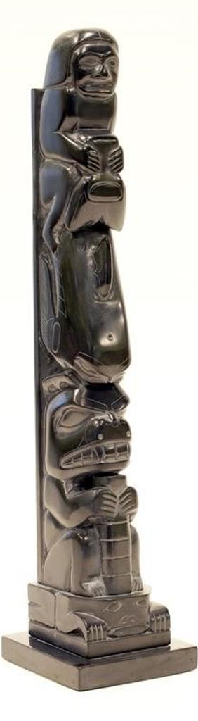 Tom Hans (1925) - Four Figure Totem (Human, Whale, Bear, Frog)