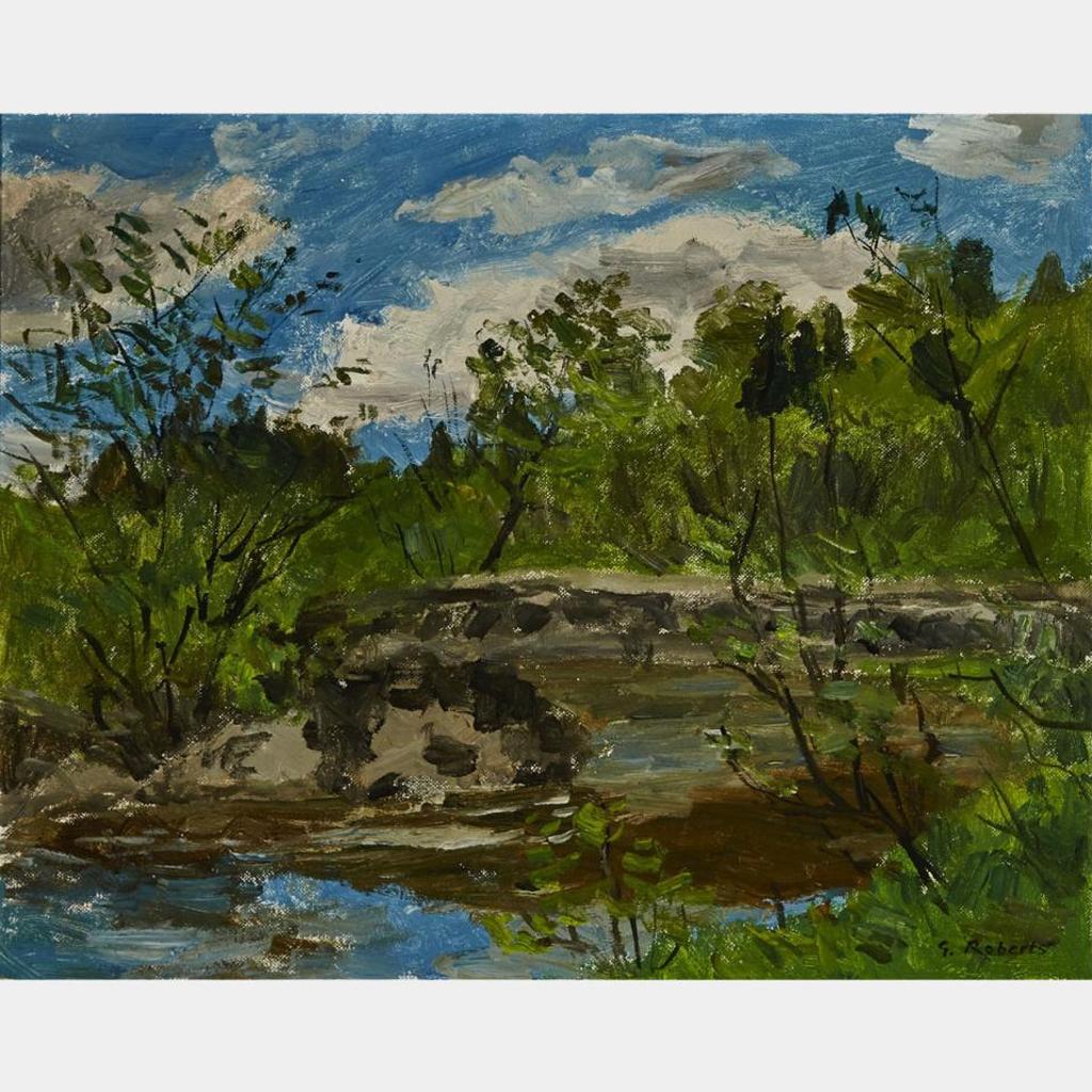 William Goodridge Roberts (1921-2001) - Bridge Over Stream