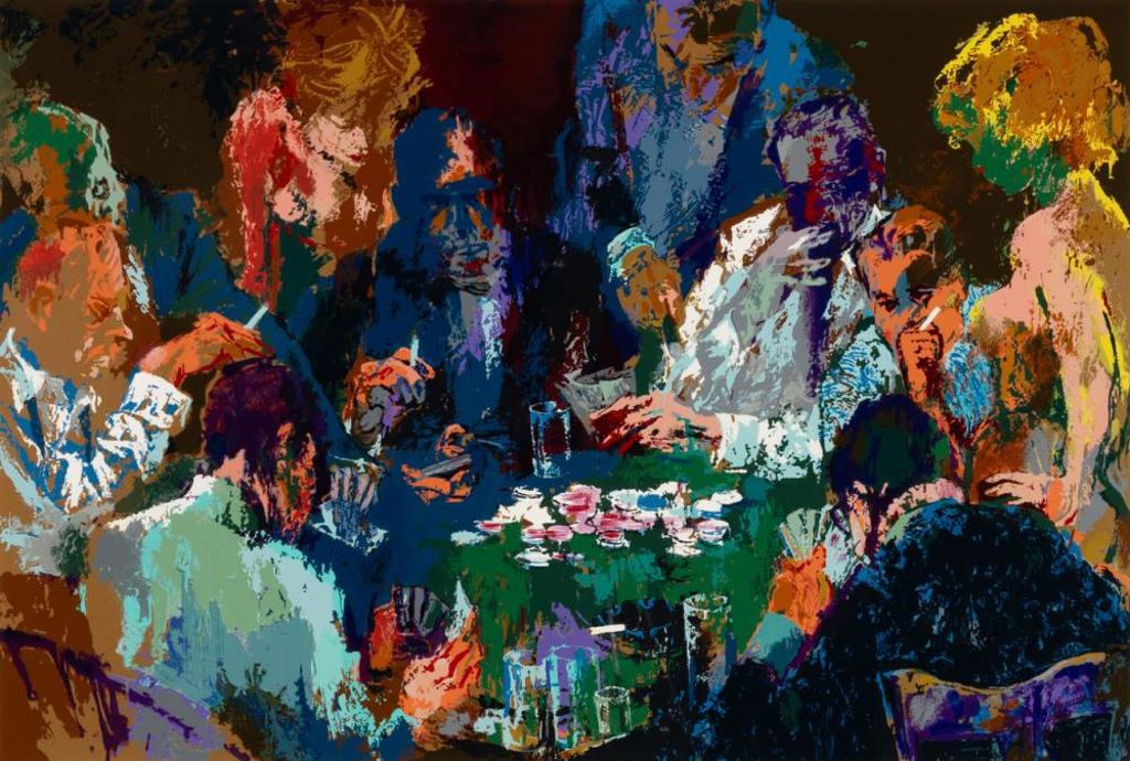 Leroy Neiman (1926-2012) - International Poker