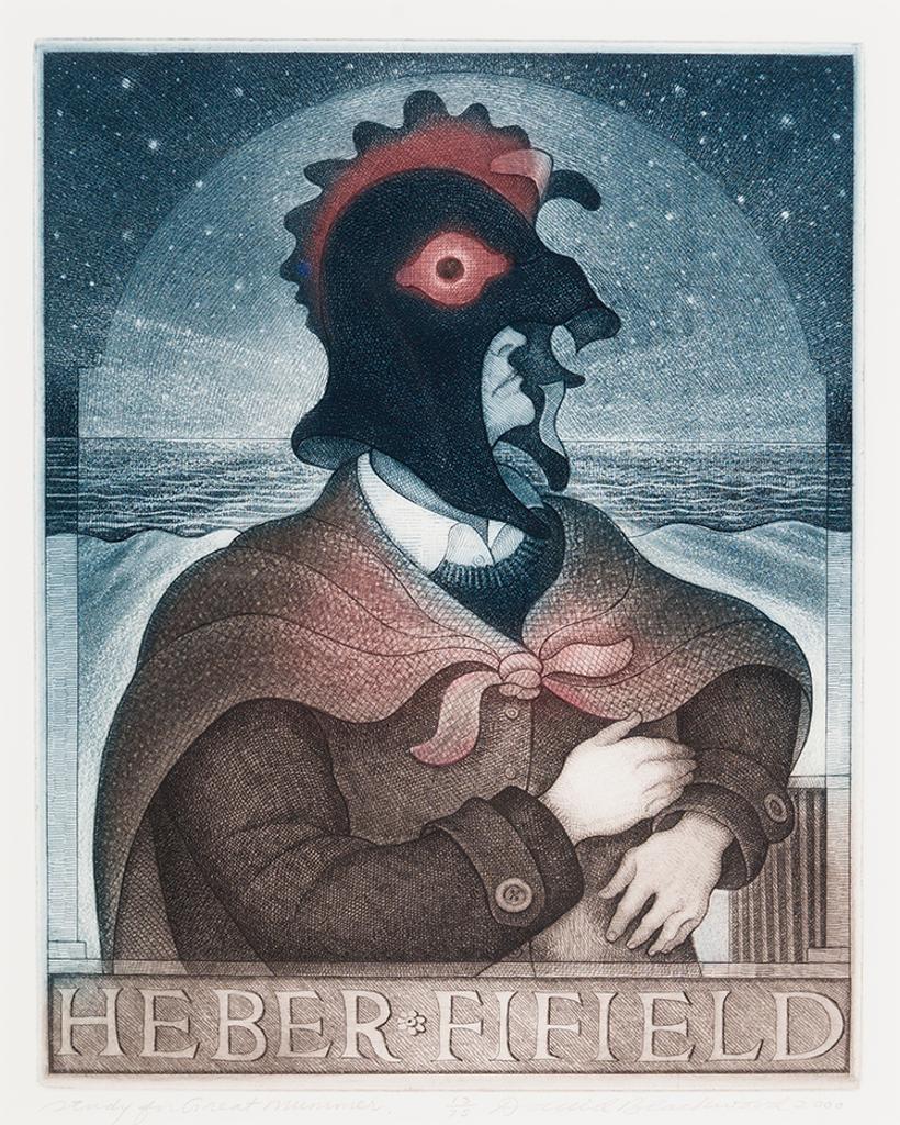 David Lloyd Blackwood (1941-2022) - Study for Great Mummer