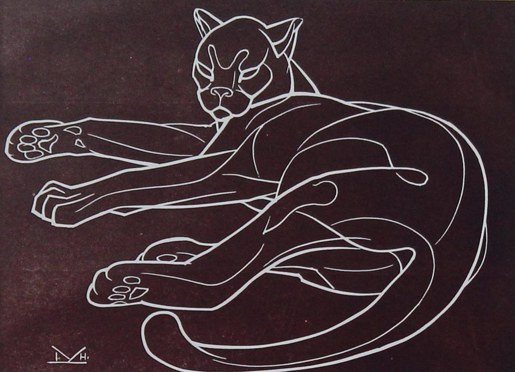 Illingworth Holey (Buck) Kerr (1905-1989) - Cougar; ed. #49/100