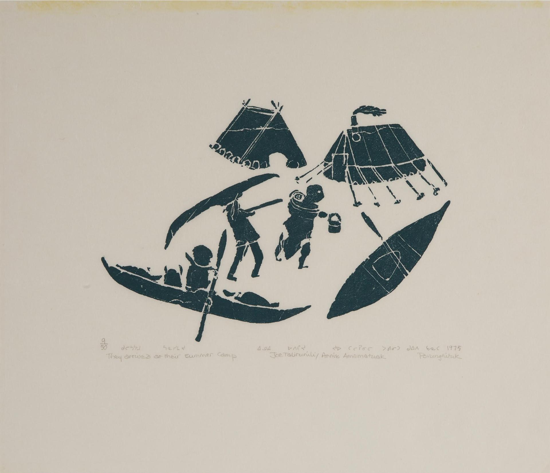 Joe Talirunili (1893-1976) - They Arrived At Their Summer Camp