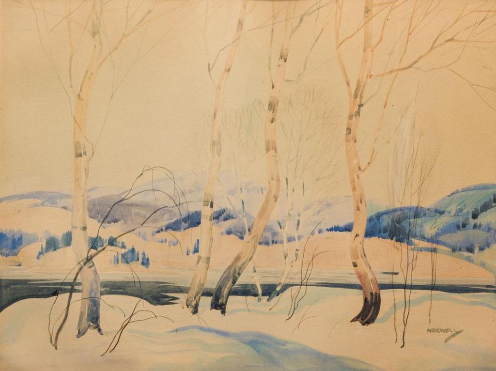 Graham Norble Norwell (1901-1967) - Winter Landscape