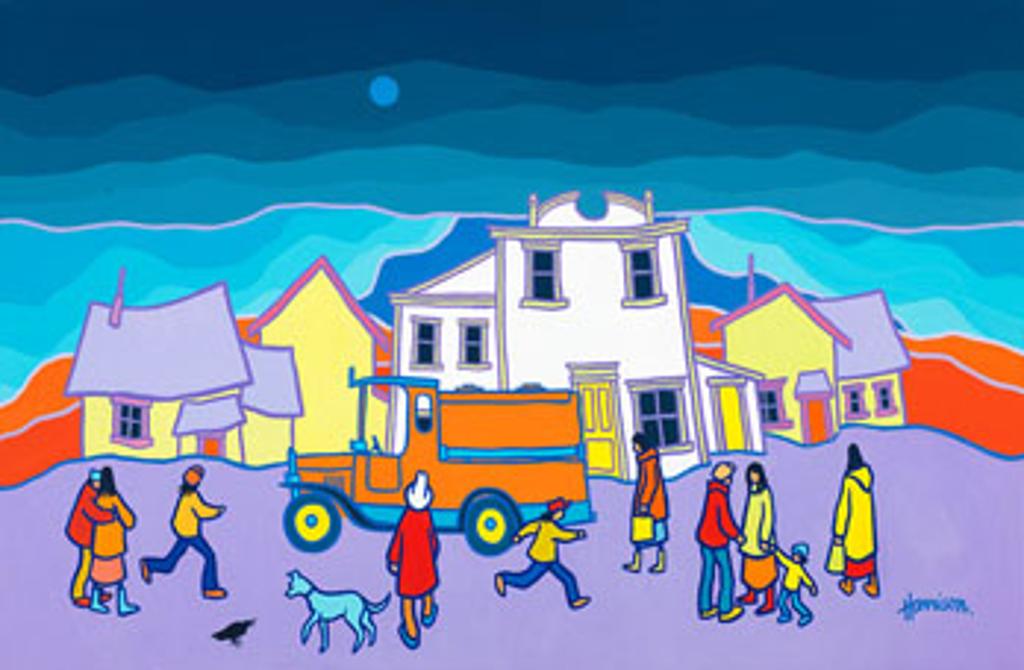 Ted Harrison (1926-2015) - Kerosene Truck