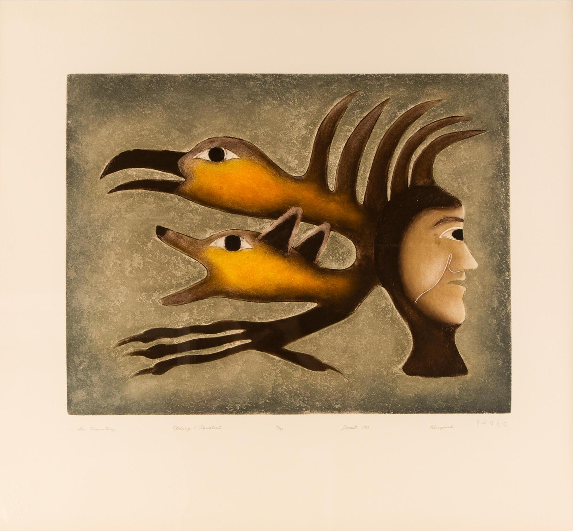 Kenojuak Ashevak (1927-2013) - In Transition, 1999