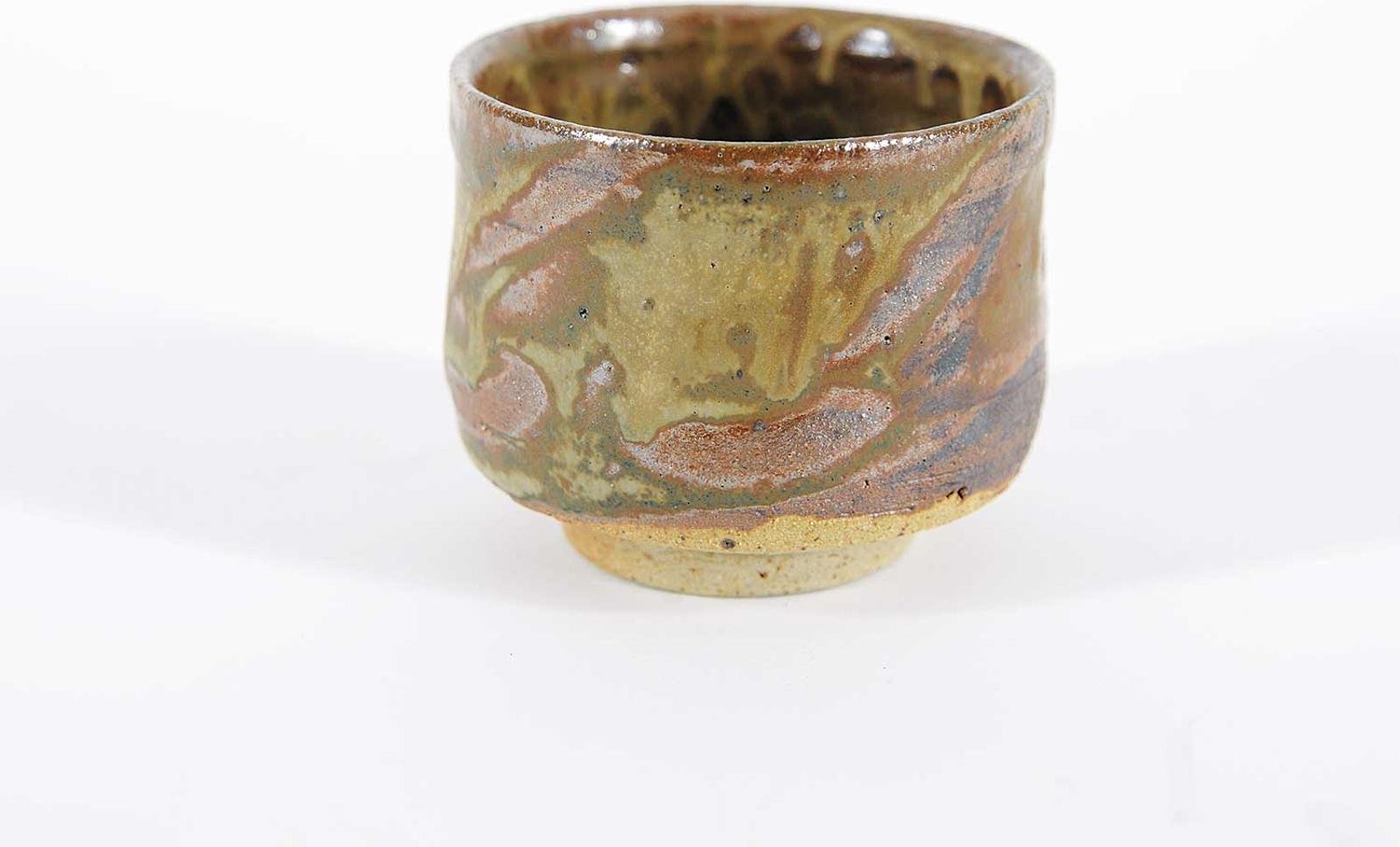 Katherine Dodd - Untitled - Rust and Beige Round Bowl