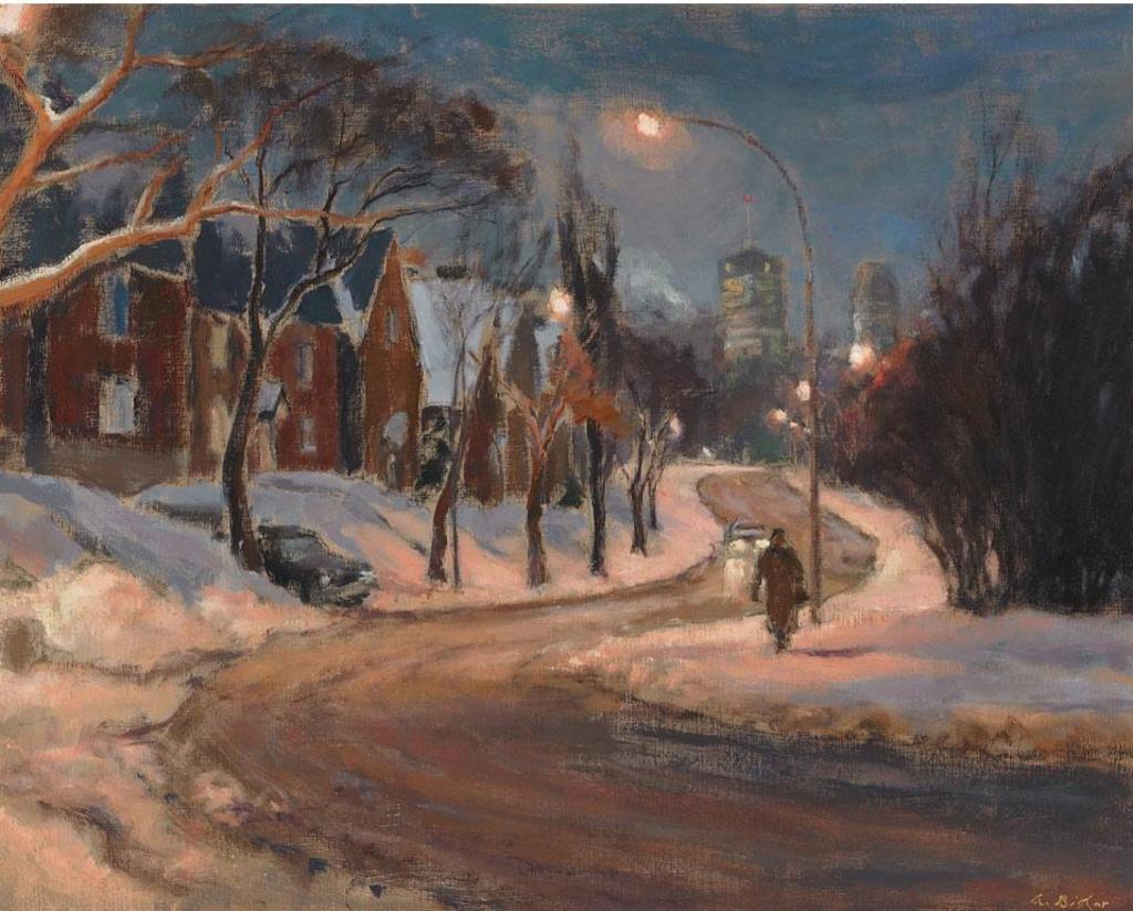 Antoine Bittar (1957) - Winding Street, Montreal, 2001