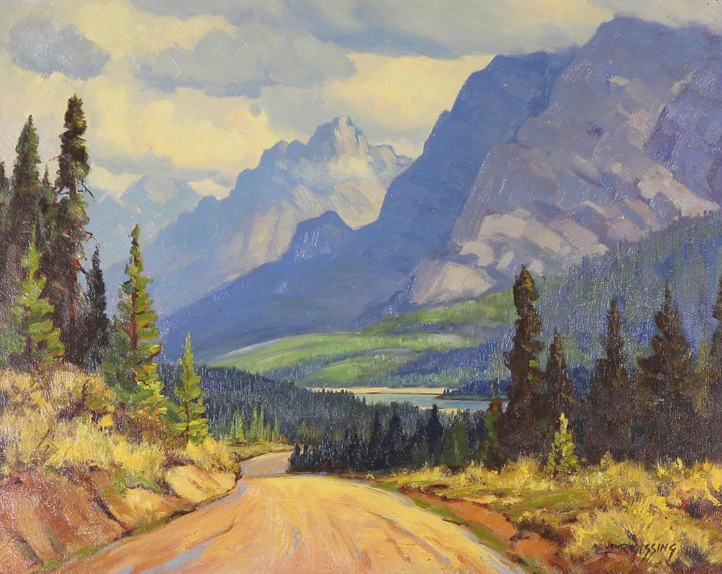 Roland Gissing (1895-1967) - Road In Kananaskis