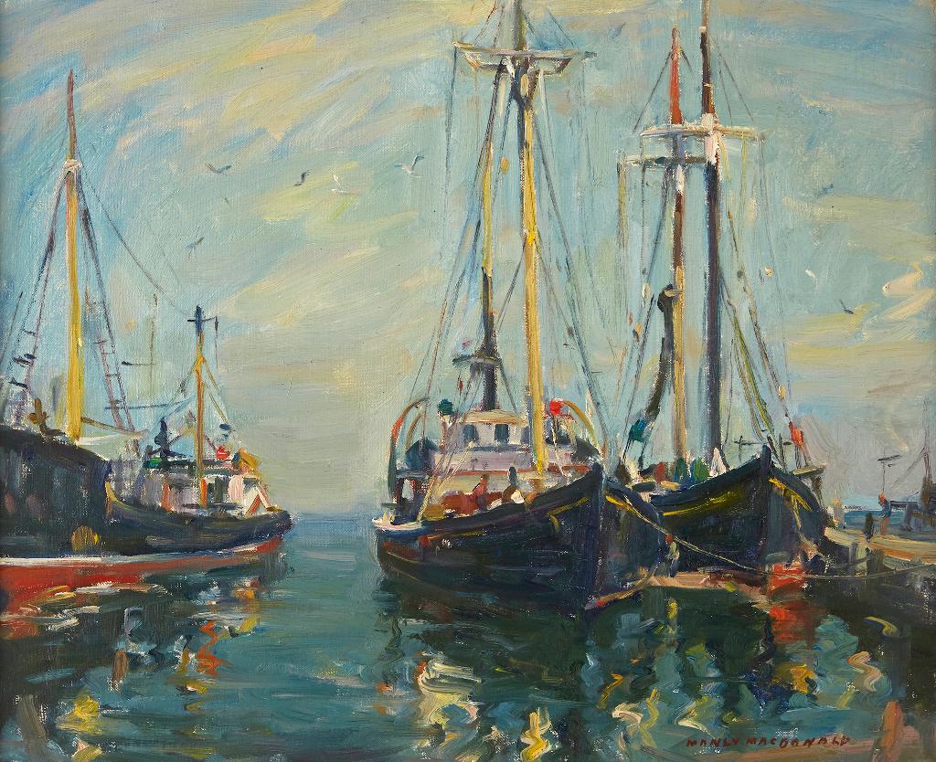 Manly Edward MacDonald (1889-1971) - Morning at the Harbour