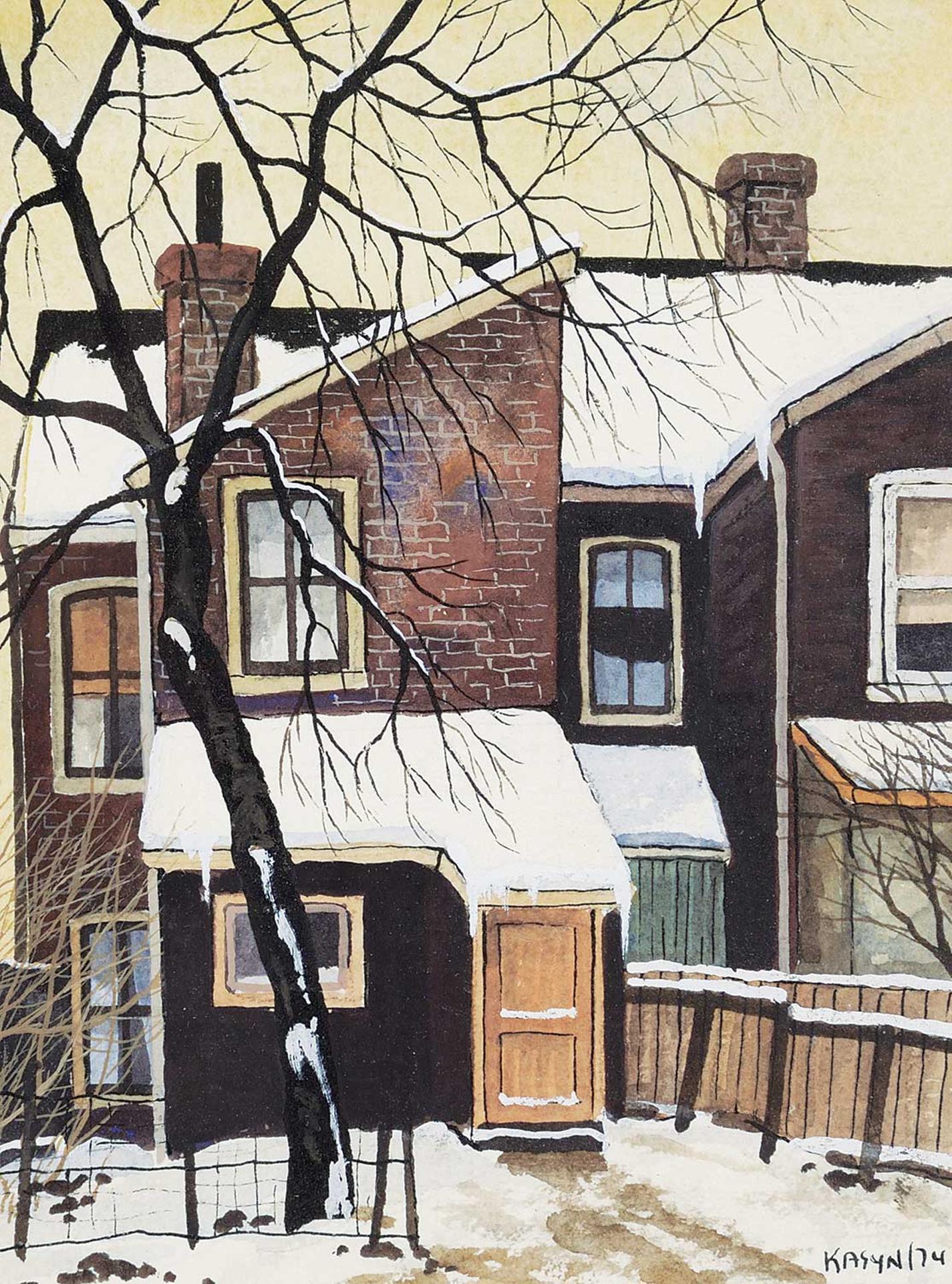 John Kasyn (1926-2008) - Tree on Robert St. Yard