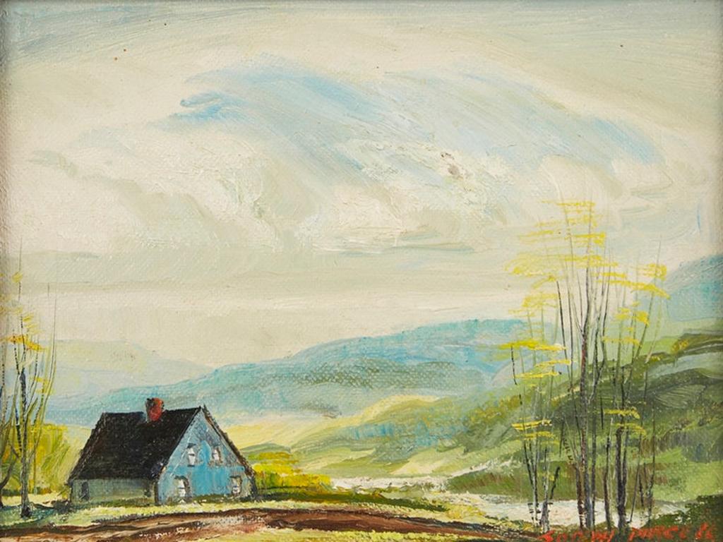 Joseph Douglas Purcell (1927-2015) - Spring Ploughing on the La Have River, N.S.