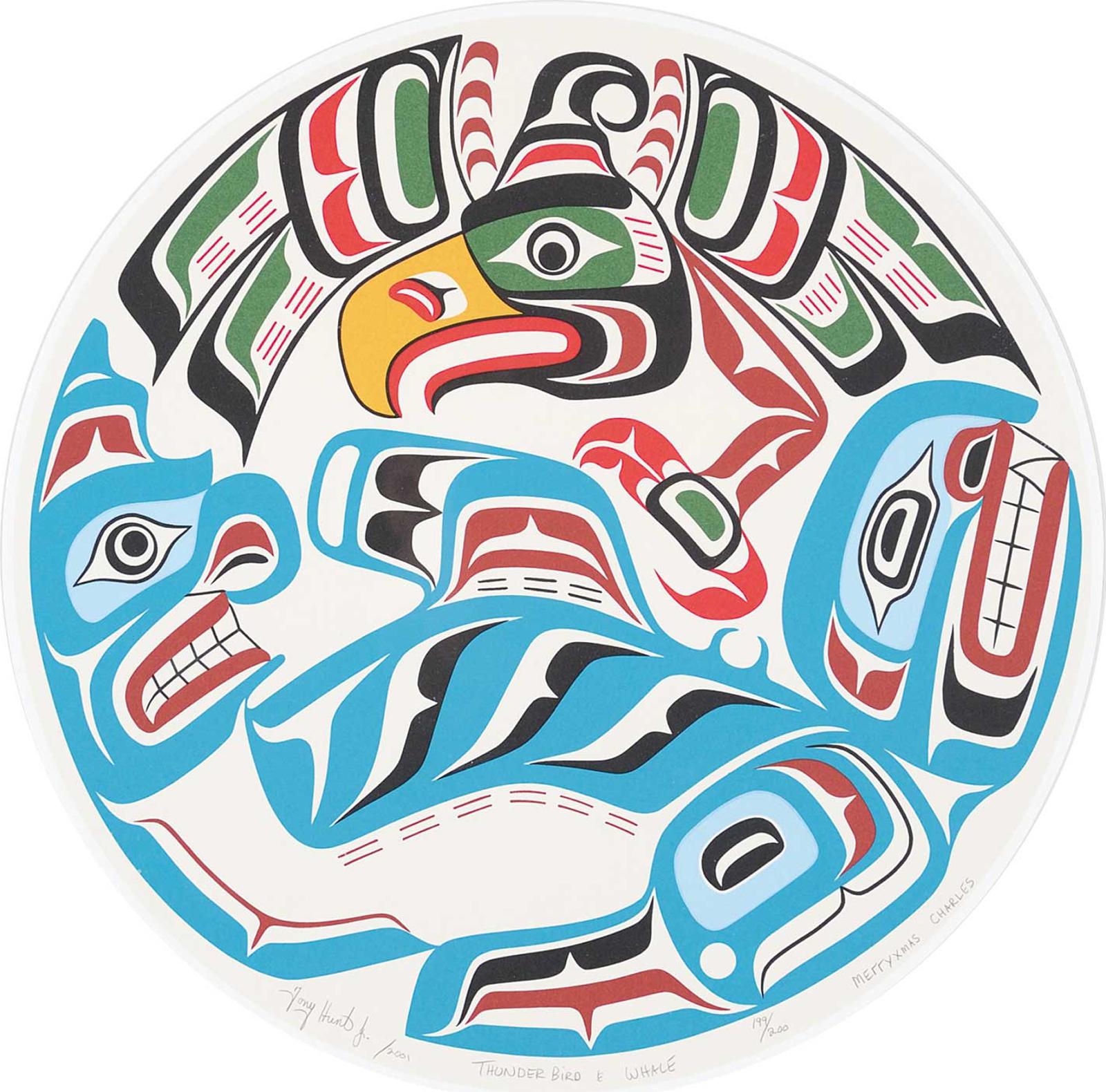 Tony Hunt Jr. (1962-2017) - Thunder Bird and Whale #199/200
